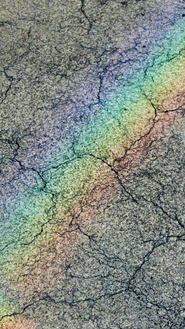 Cracked Pavement Rainbow Street Texture