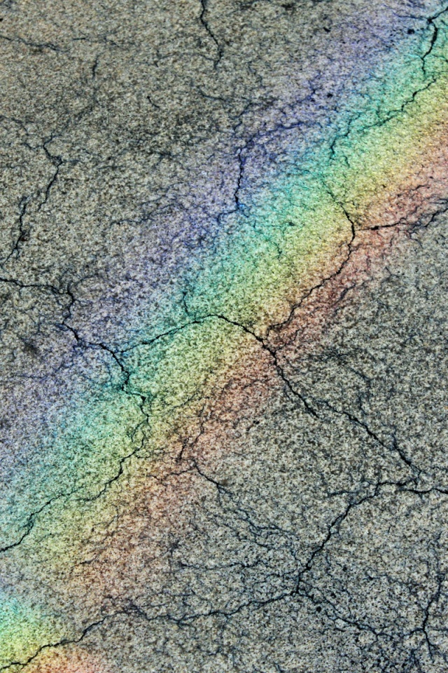 Cracked Pavement Rainbow Street Texture