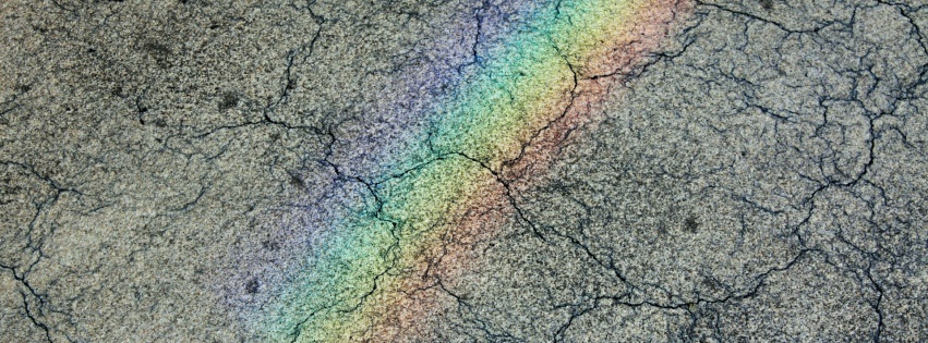 Cracked Pavement Rainbow Street Texture