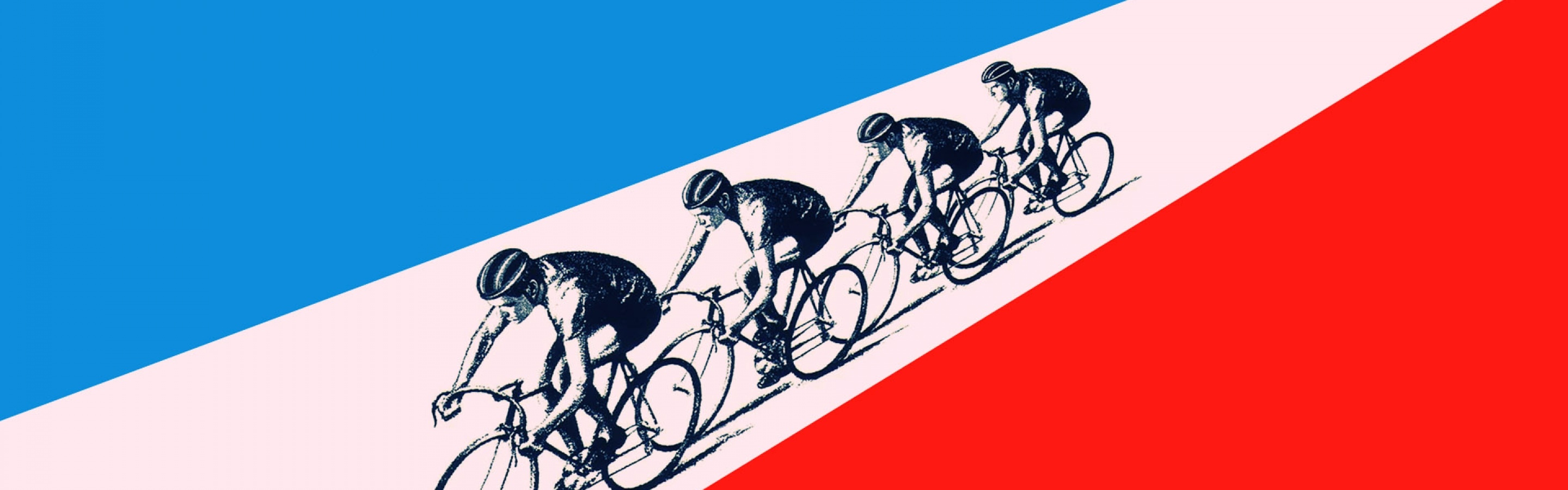 Cyclists Racing