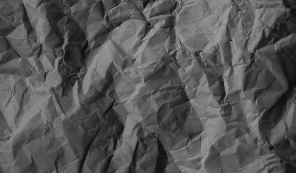 Dark Crumpled Paper Texture