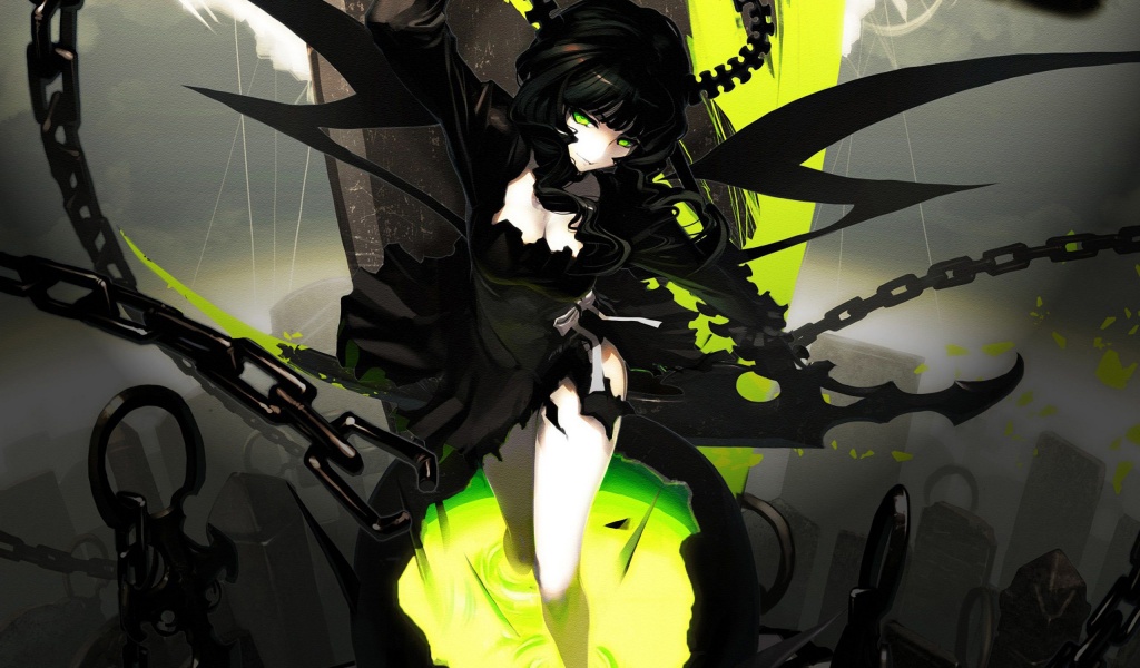 Dead Master Black Rock Shooter Wallpaper