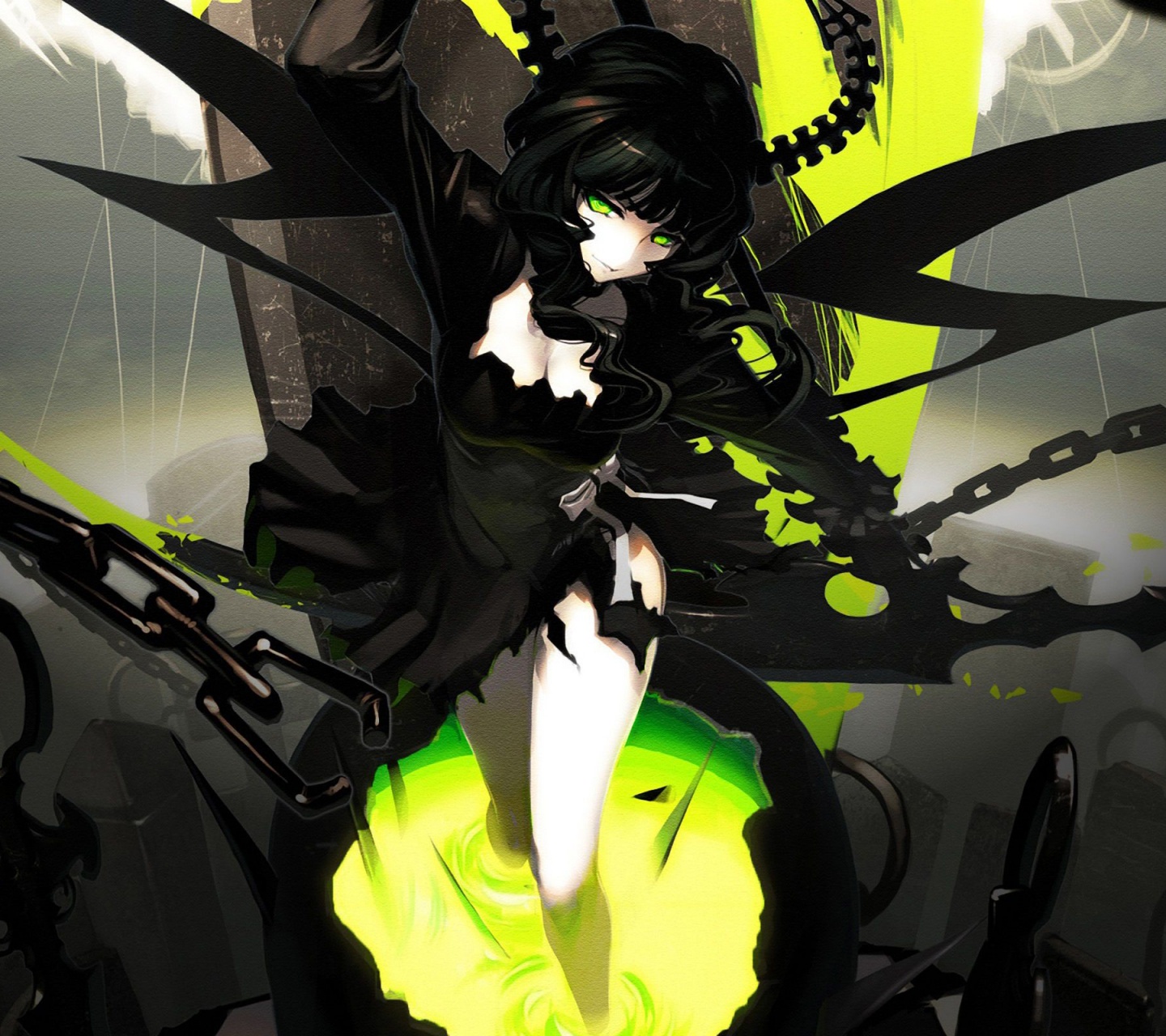 Dead Master Black Rock Shooter Wallpaper