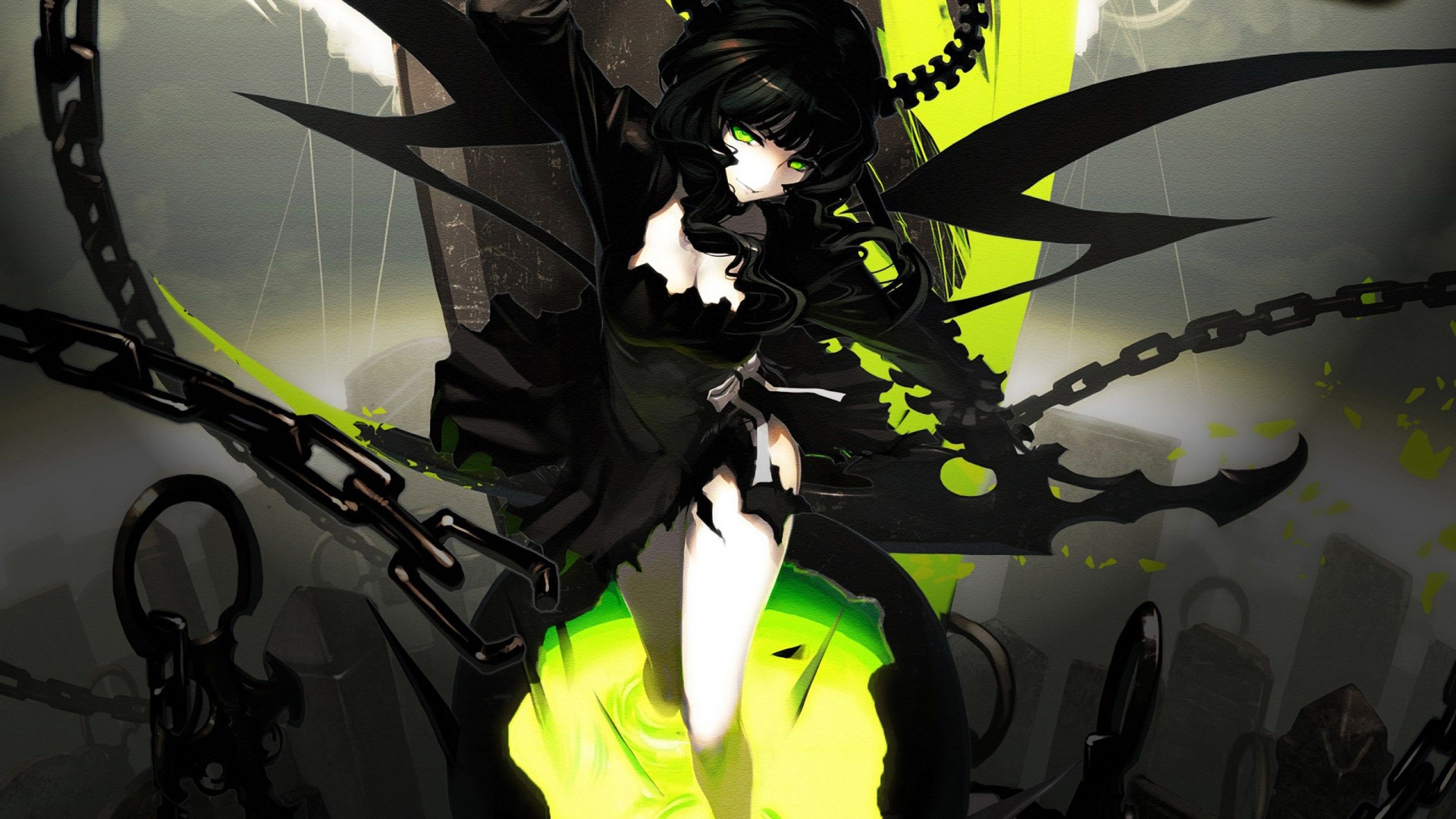 Dead Master Black Rock Shooter Wallpaper