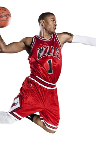 Derrick Rose Bulls Basketball Player