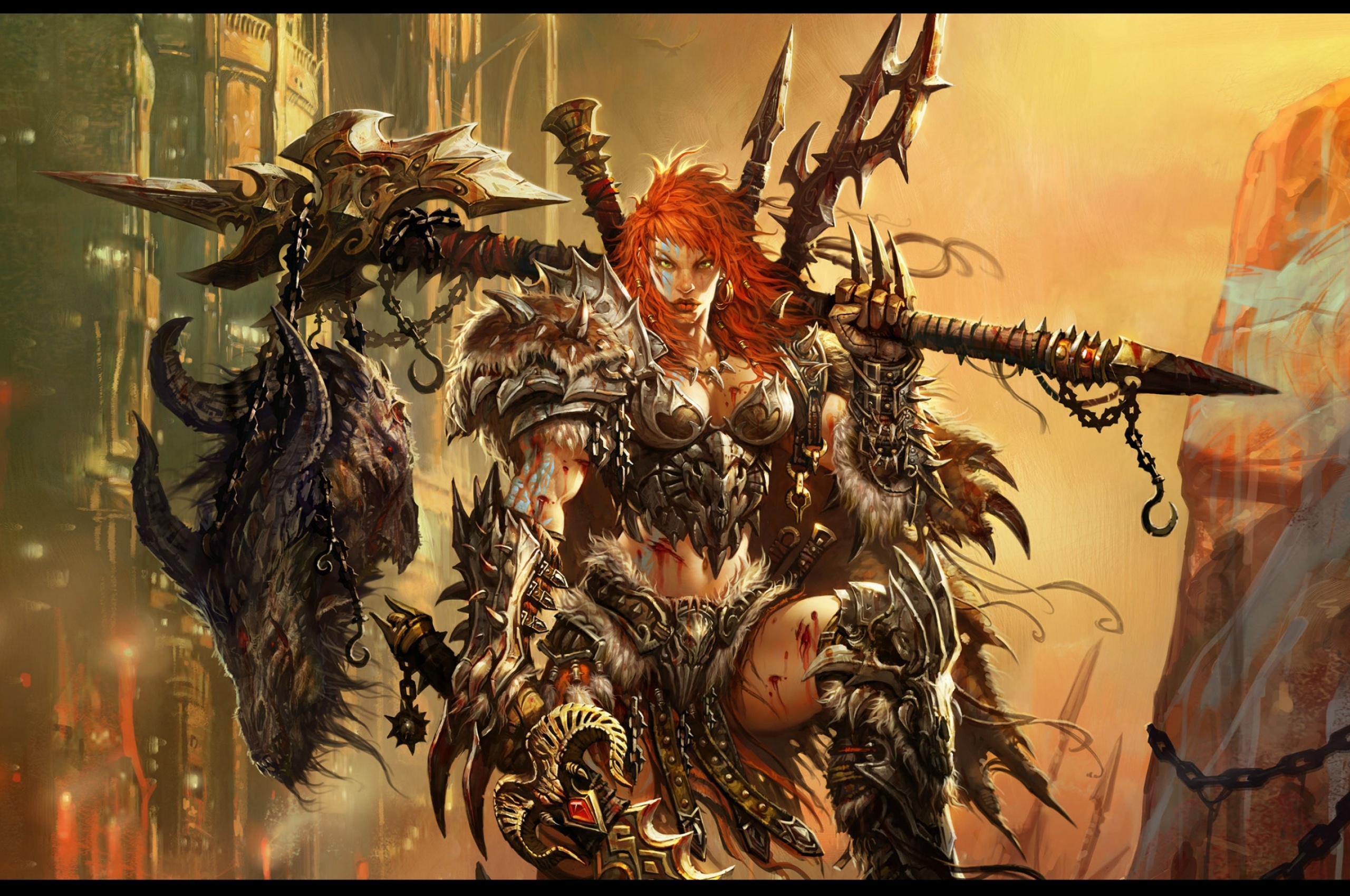 Diablo 3 Female Barbarian