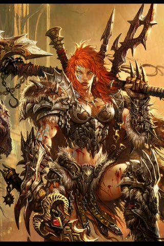 Diablo 3 Female Barbarian