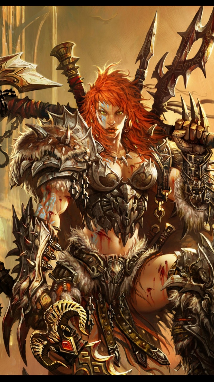 Diablo 3 Female Barbarian