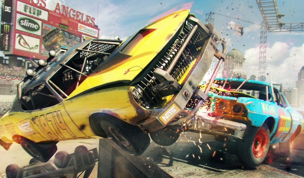 Dirt Showdown Car Collision