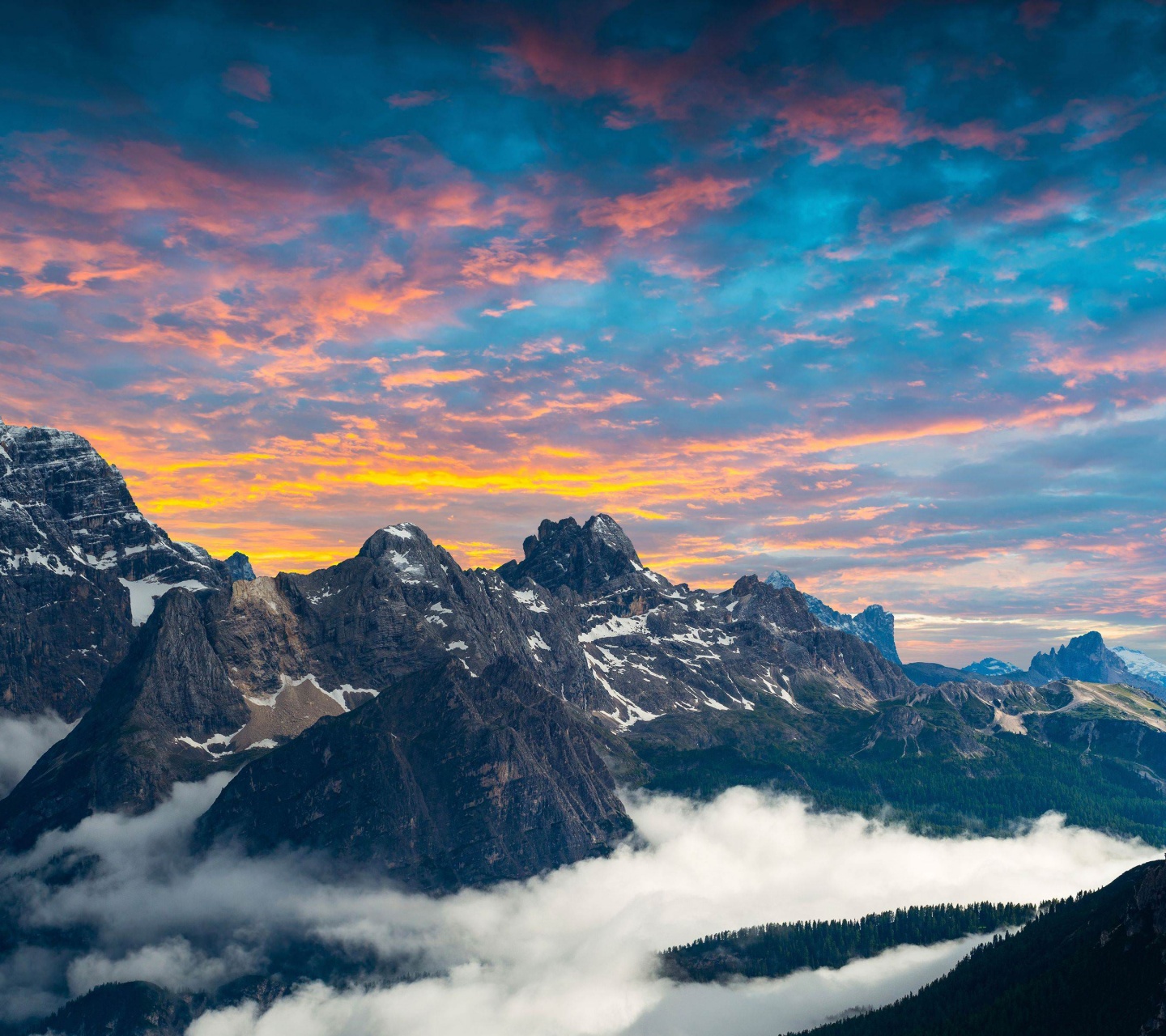 Dolomites Mountains Italy