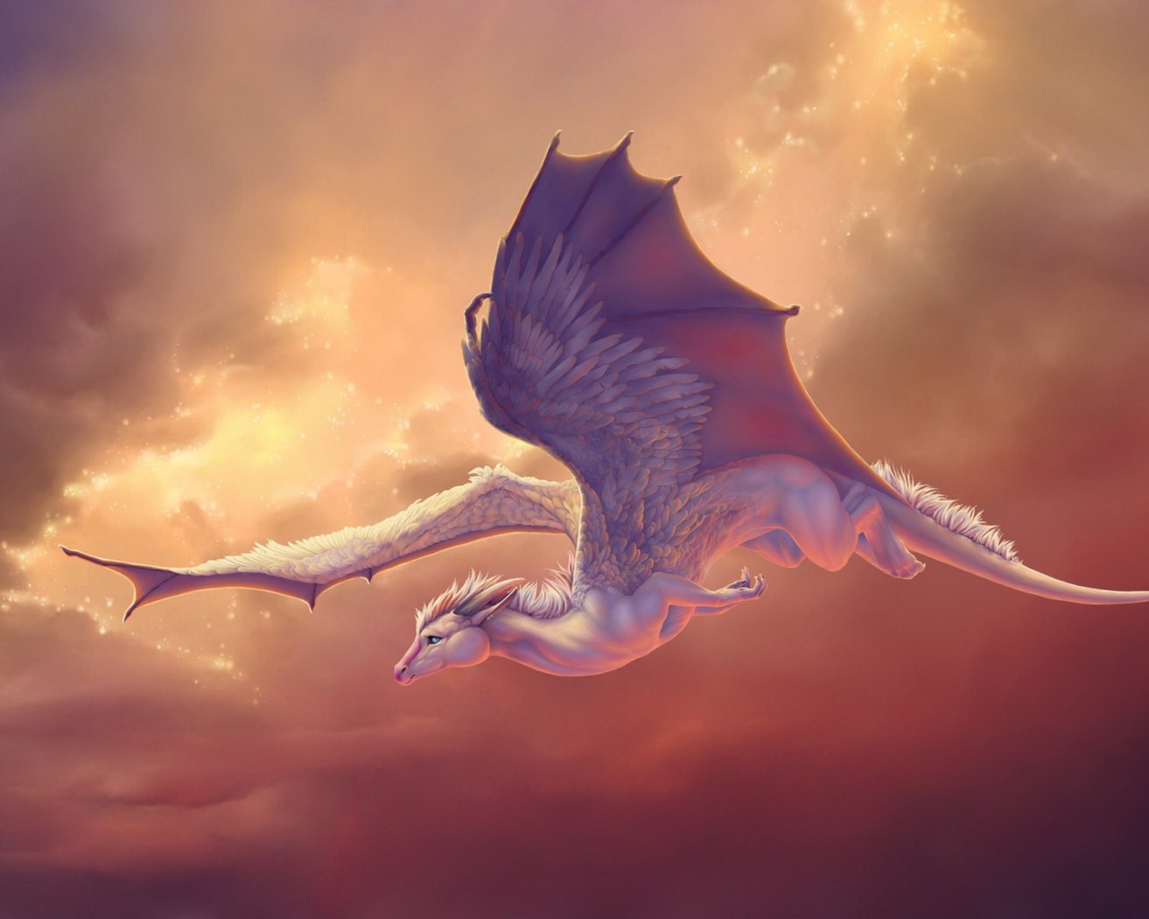 Dragon Flying Artwork