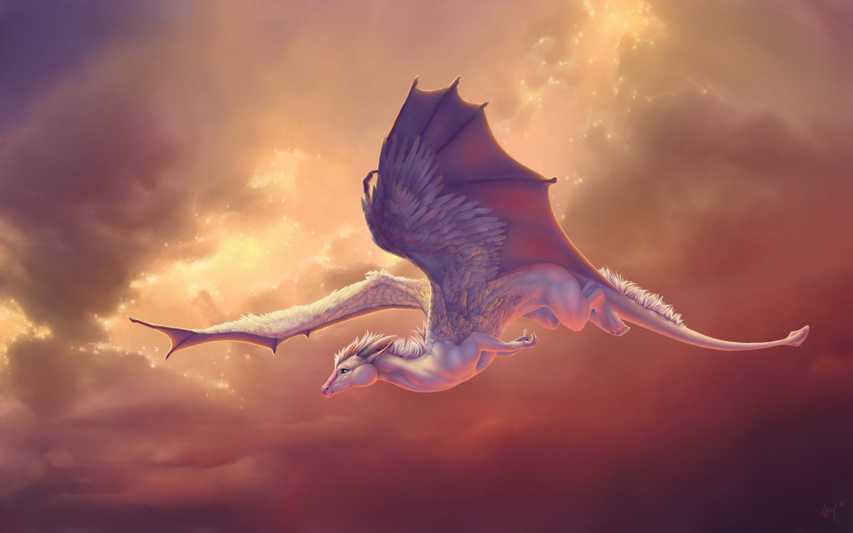 Dragon Flying Artwork