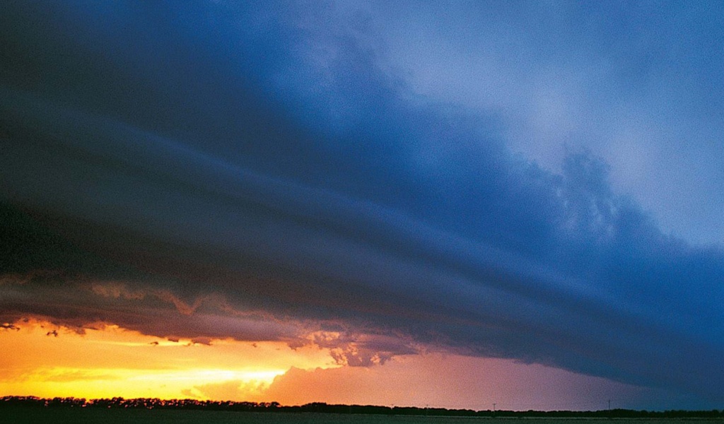 Dramatic Storm Clouds Kansas