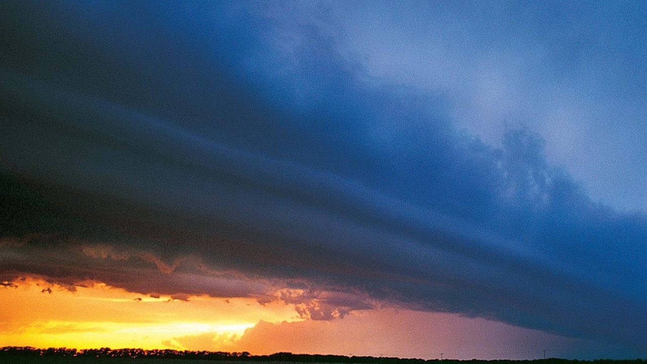 Dramatic Storm Clouds Kansas