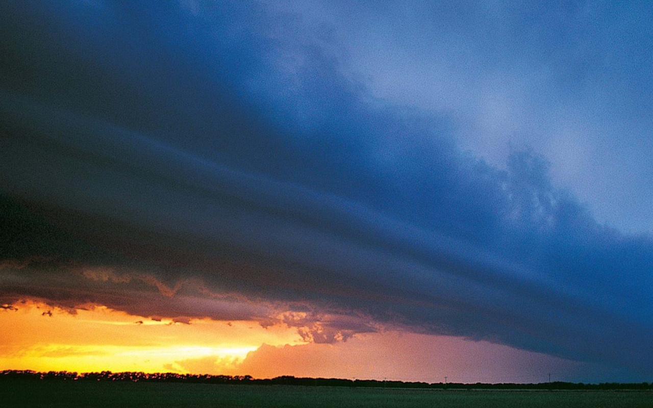 Dramatic Storm Clouds Kansas