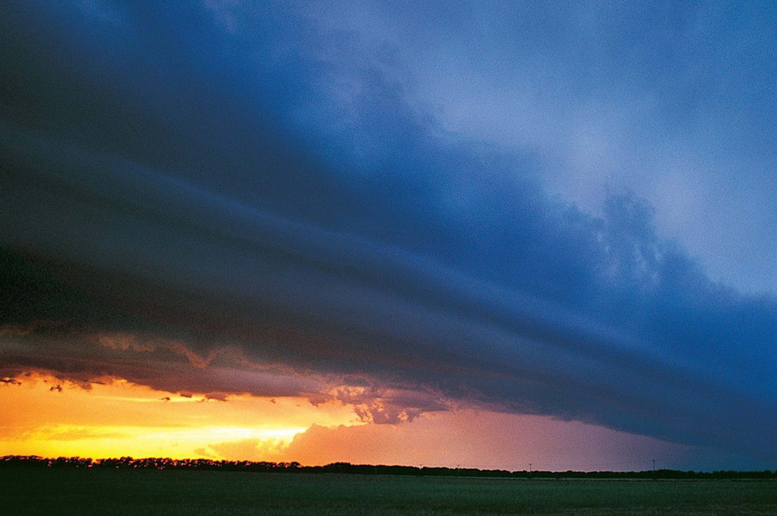 Dramatic Storm Clouds Kansas