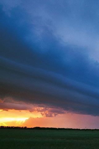 Dramatic Storm Clouds Kansas