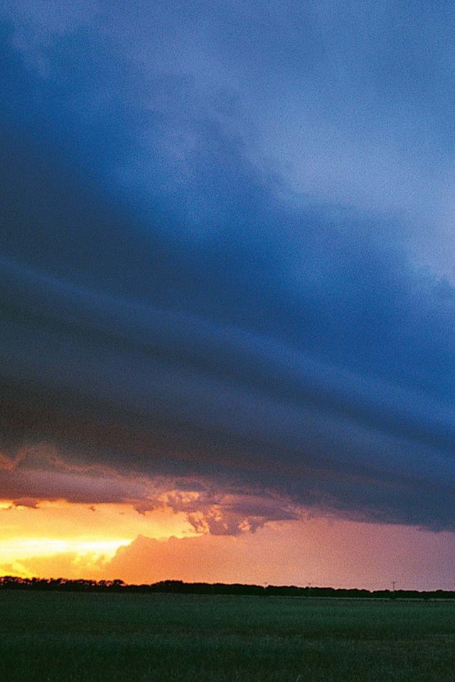 Dramatic Storm Clouds Kansas