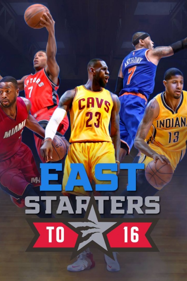 East 2016 NBA All Star Starters