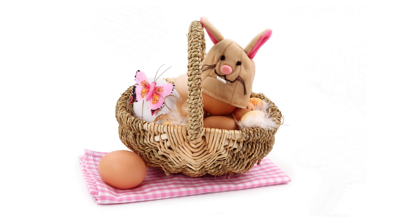 Easter - Eggs In Wicker Basket