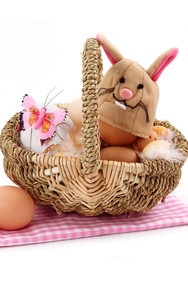 Easter - Eggs In Wicker Basket