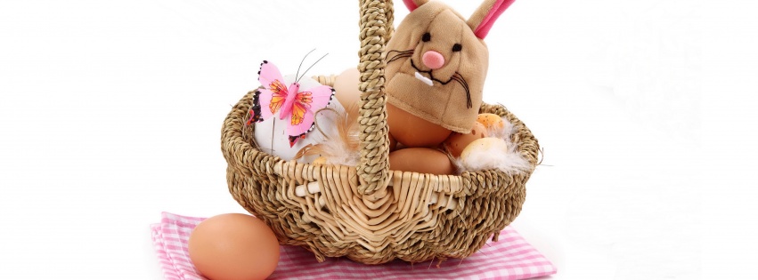 Easter - Eggs In Wicker Basket