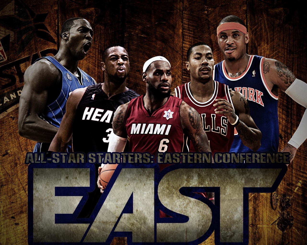 Eastern-2012 NBA All-Stars Starters