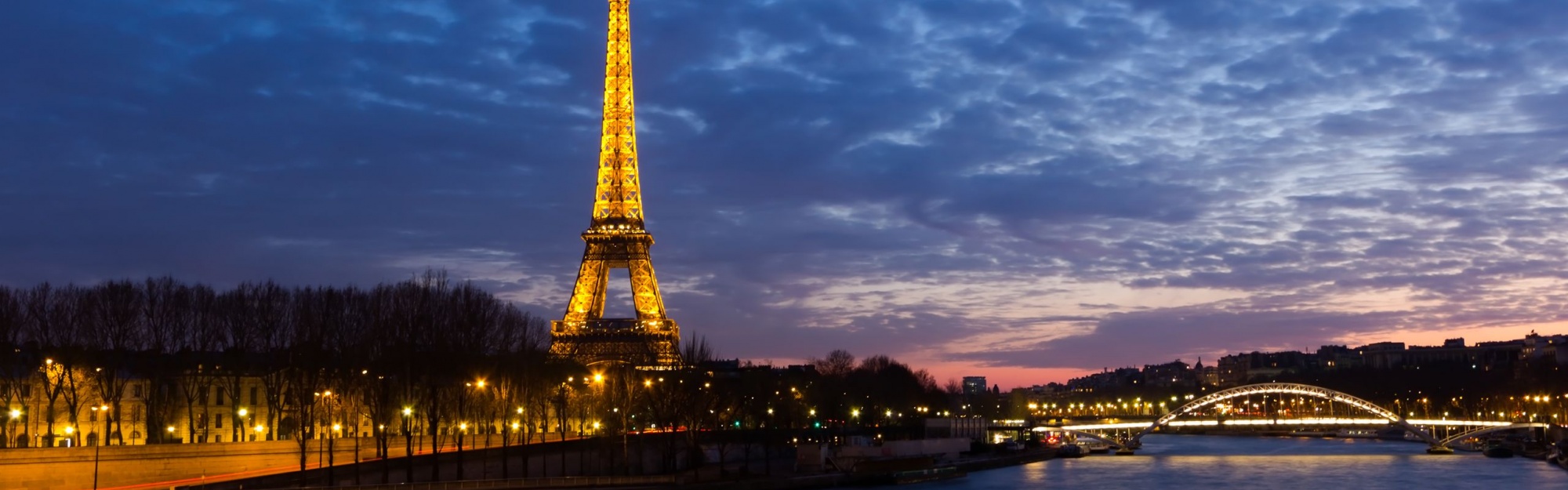 Eiffel Tower Sunset Architecture City Dusk Famous