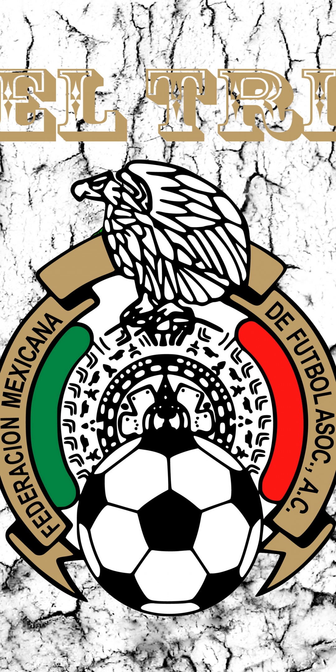 El Tri Mexico Football Crest Logo