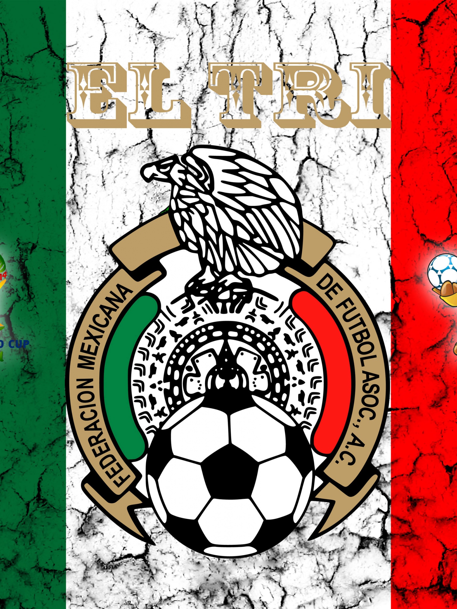 El Tri Mexico Football Crest Logo