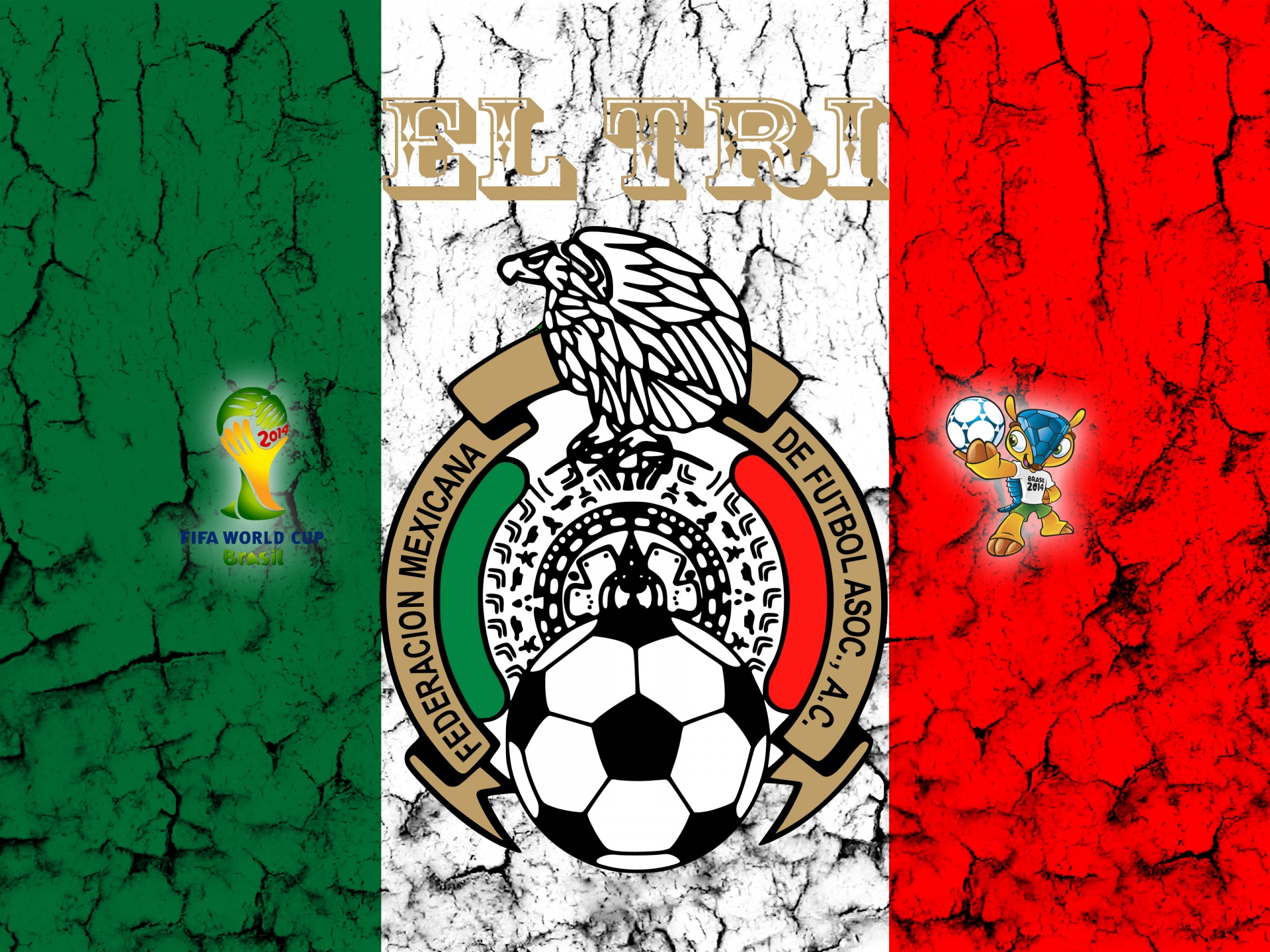 El Tri Mexico Football Crest Logo