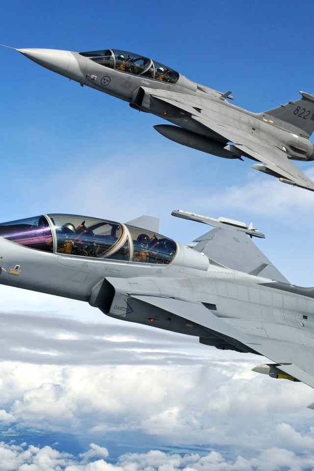 Etps Gripen Fighter Flying