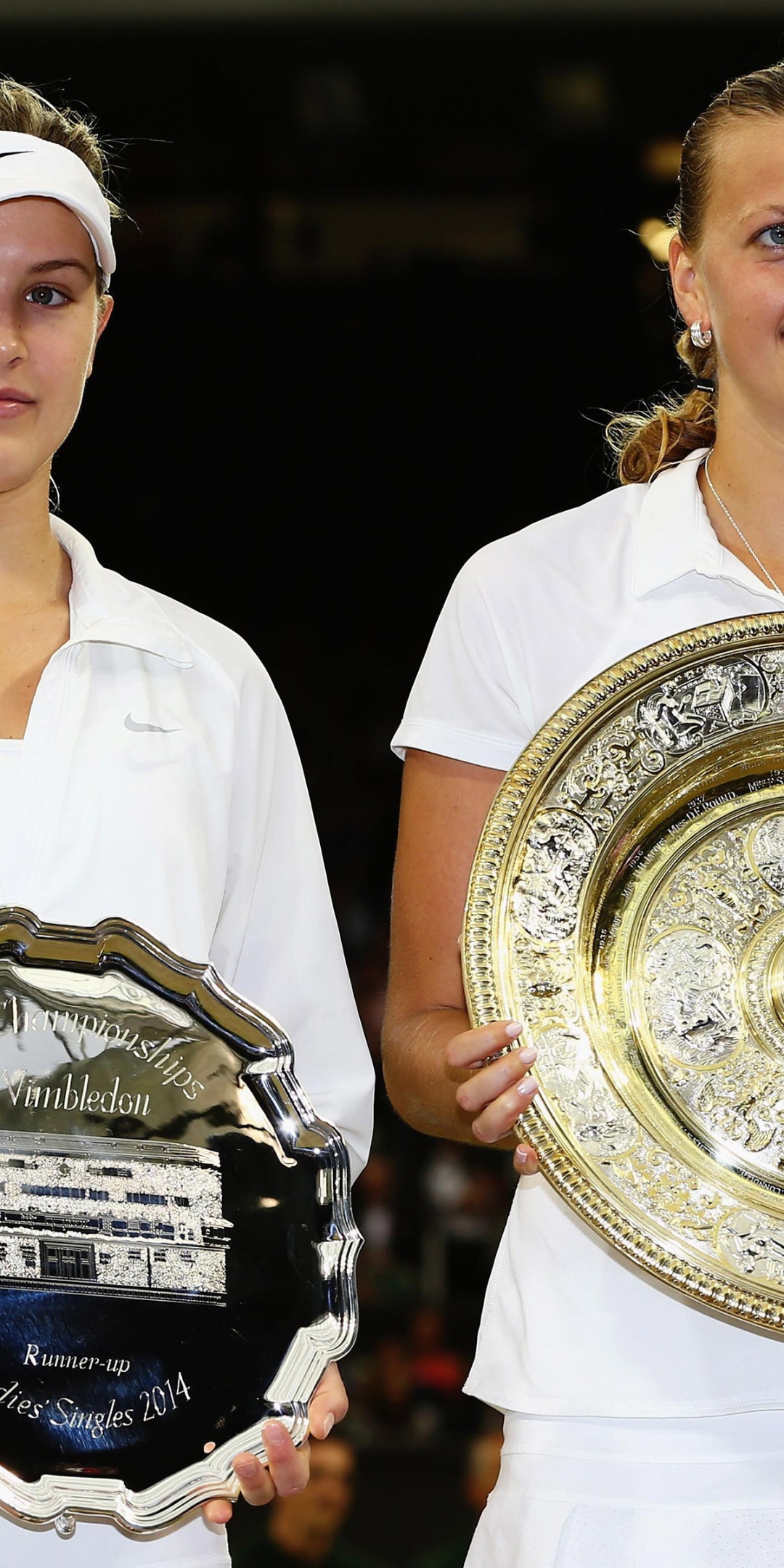 Eugenie Bouchard And Petra Kvitova