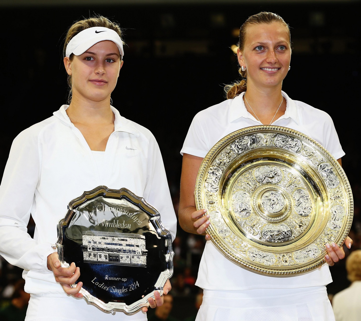 Eugenie Bouchard And Petra Kvitova