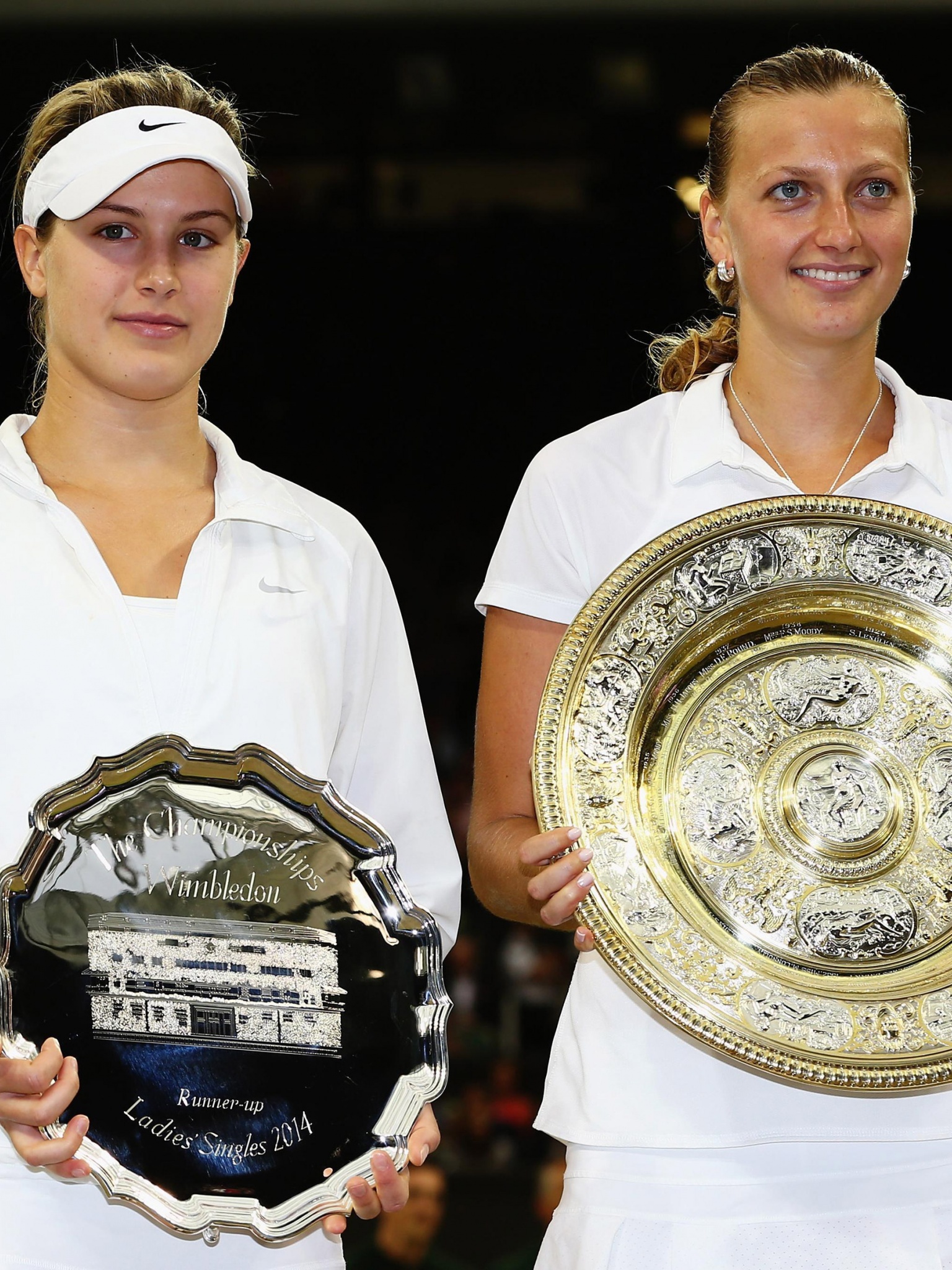 Eugenie Bouchard And Petra Kvitova