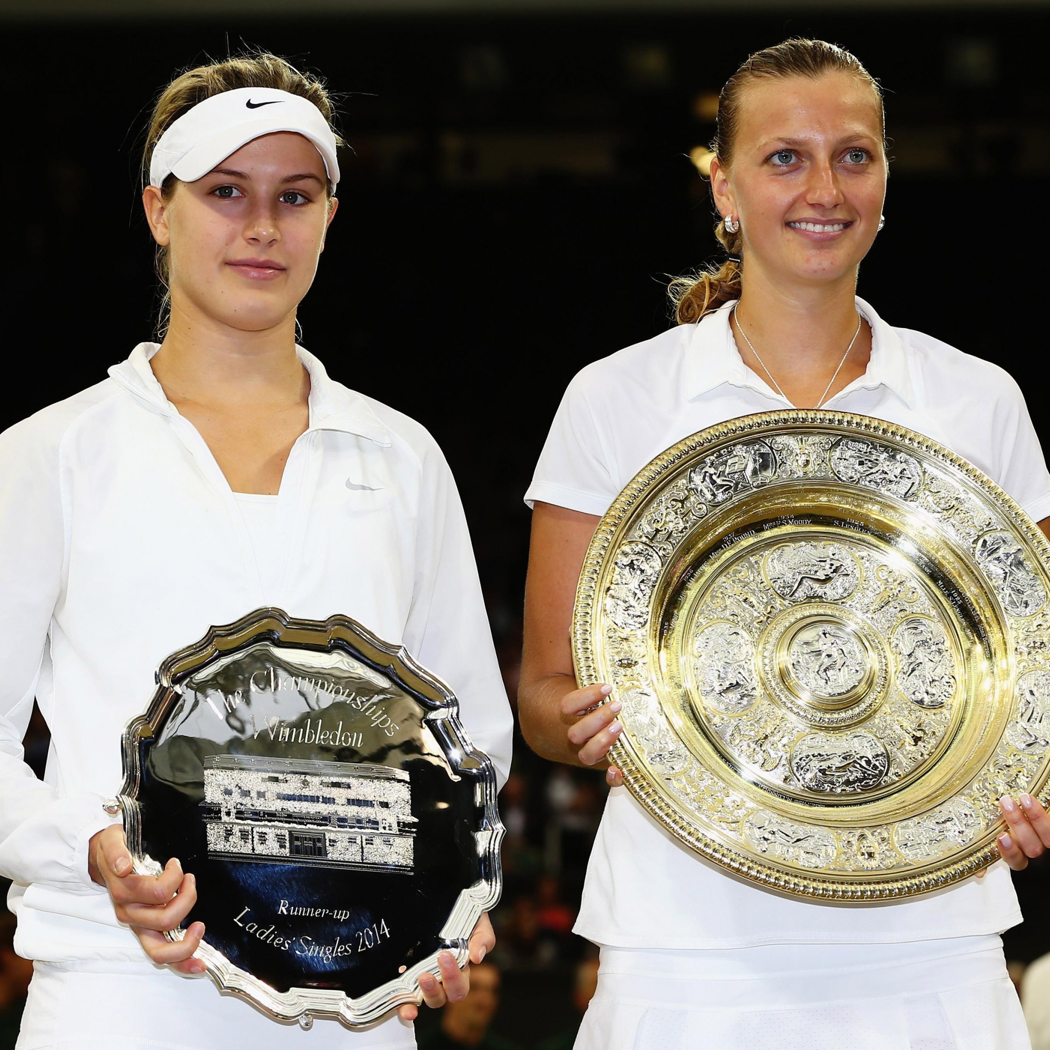 Eugenie Bouchard And Petra Kvitova