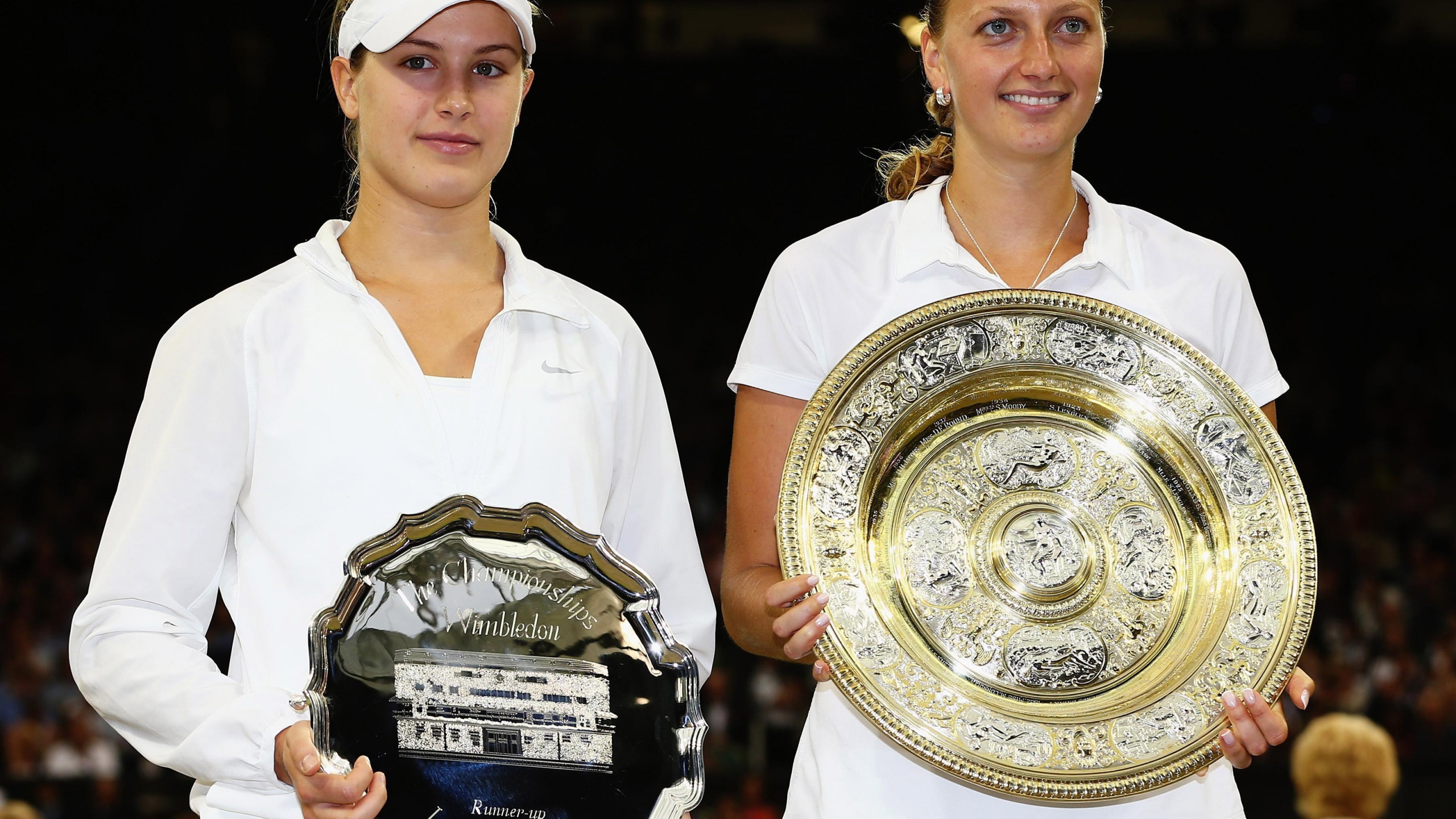 Eugenie Bouchard And Petra Kvitova