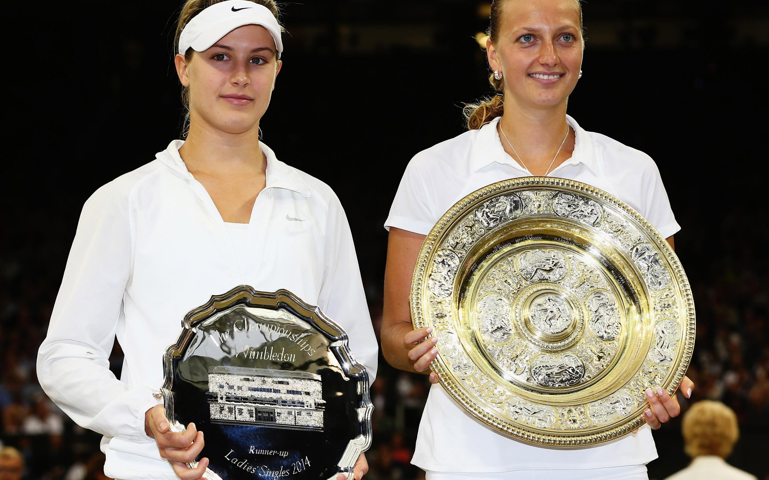 Eugenie Bouchard And Petra Kvitova