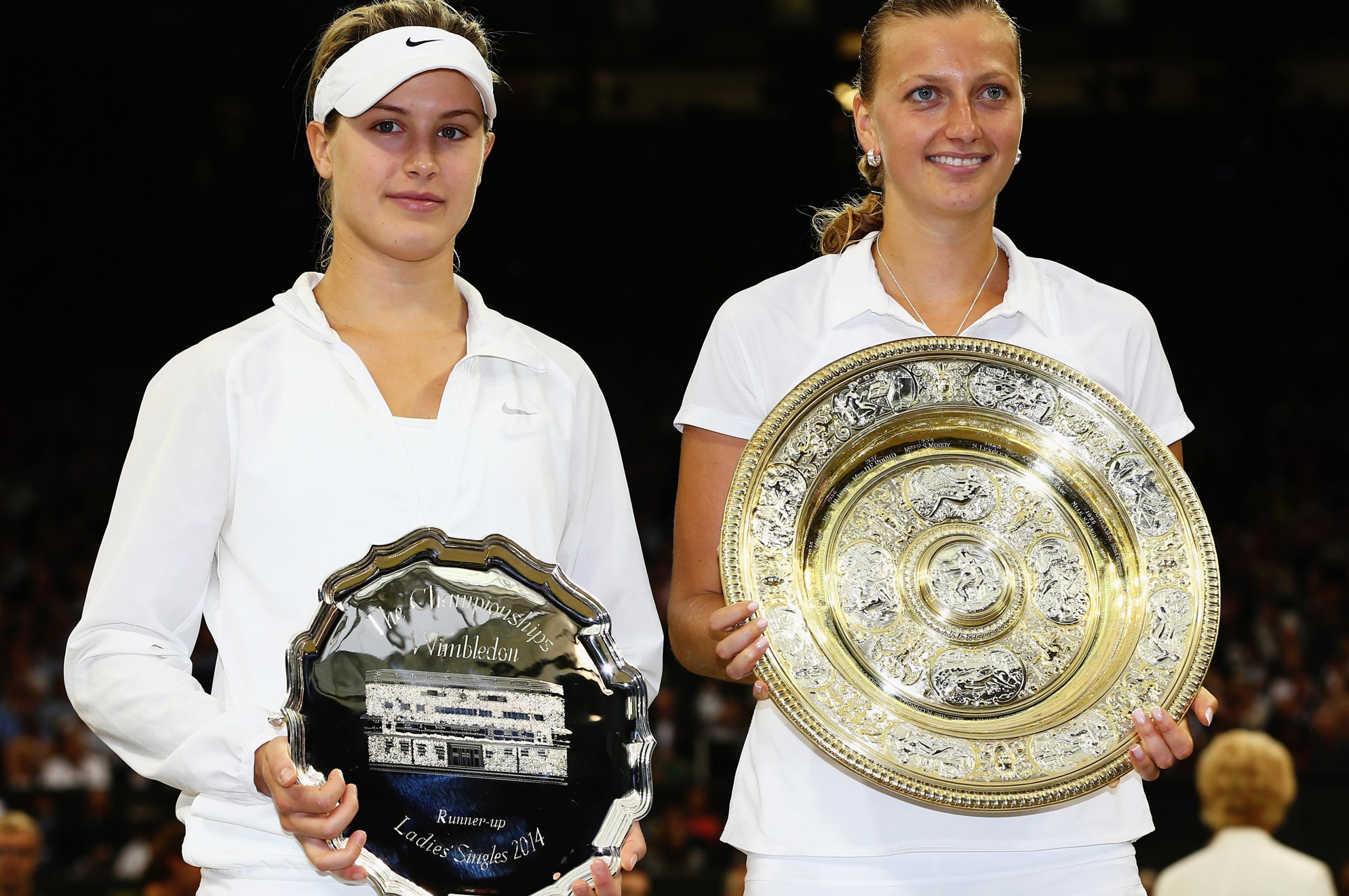 Eugenie Bouchard And Petra Kvitova