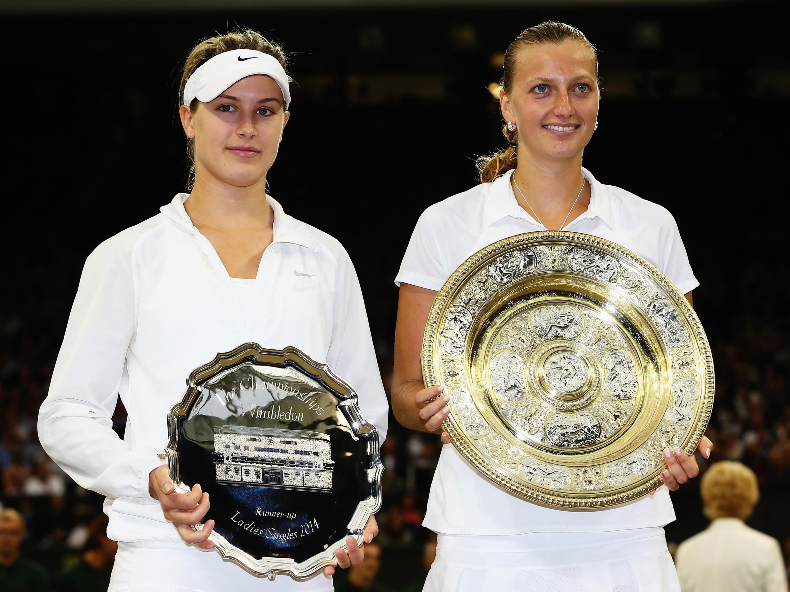 Eugenie Bouchard And Petra Kvitova