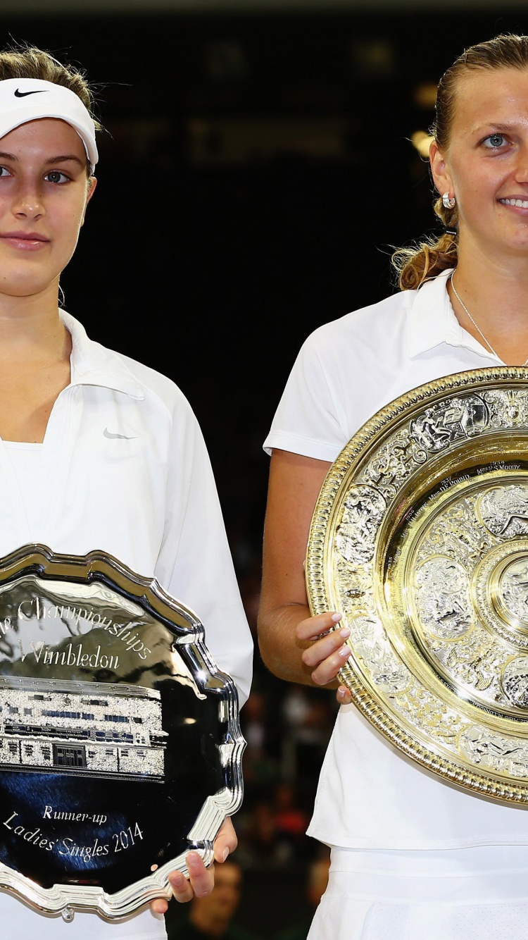 Eugenie Bouchard And Petra Kvitova