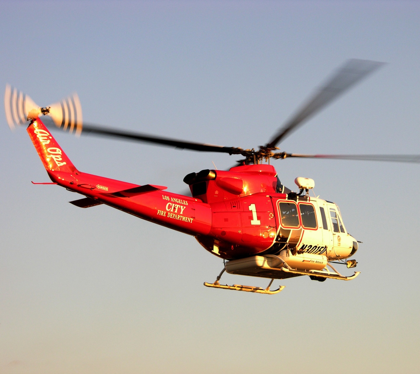 Evening Sky Helicopter