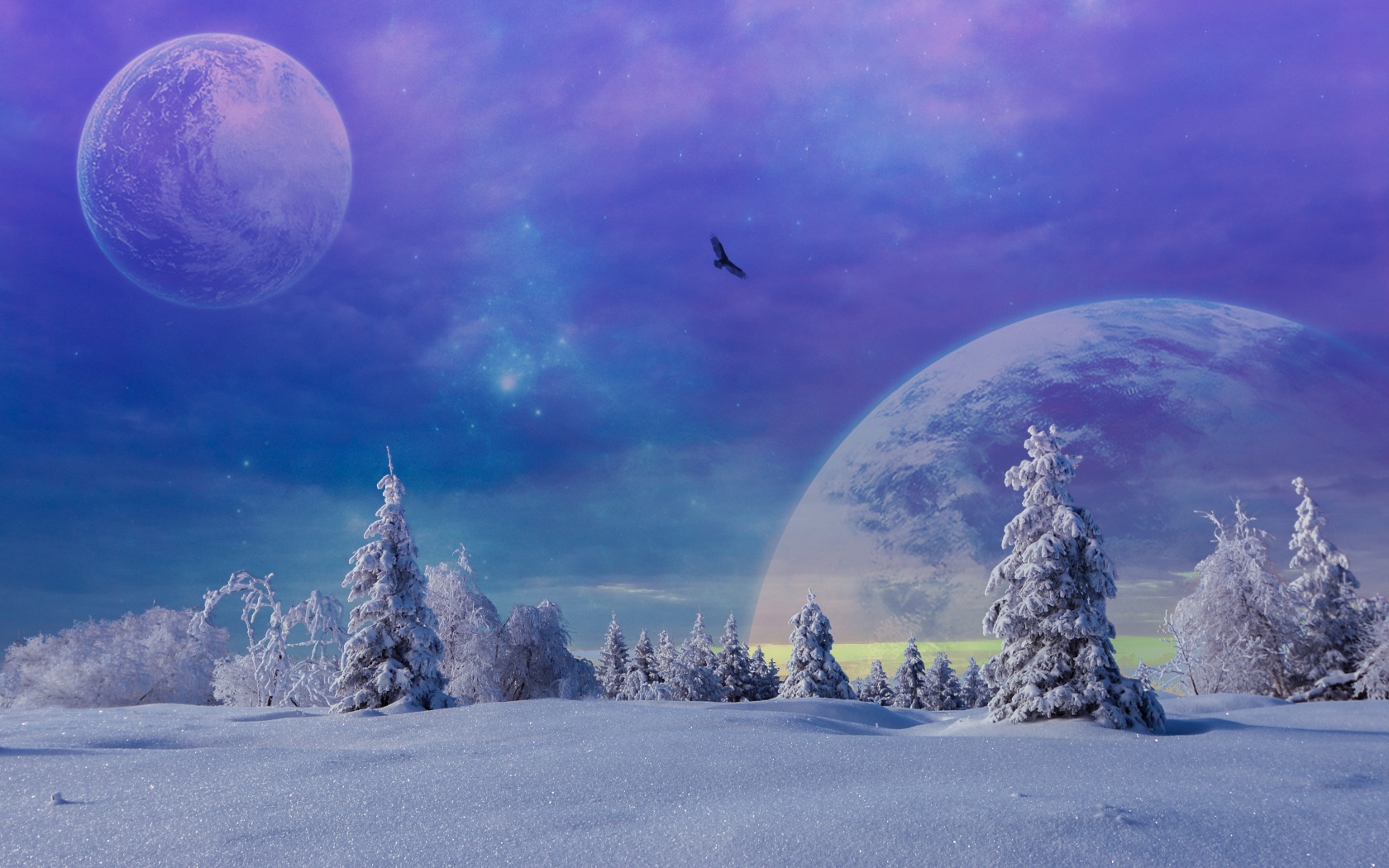 Fantasy Winter Scenery