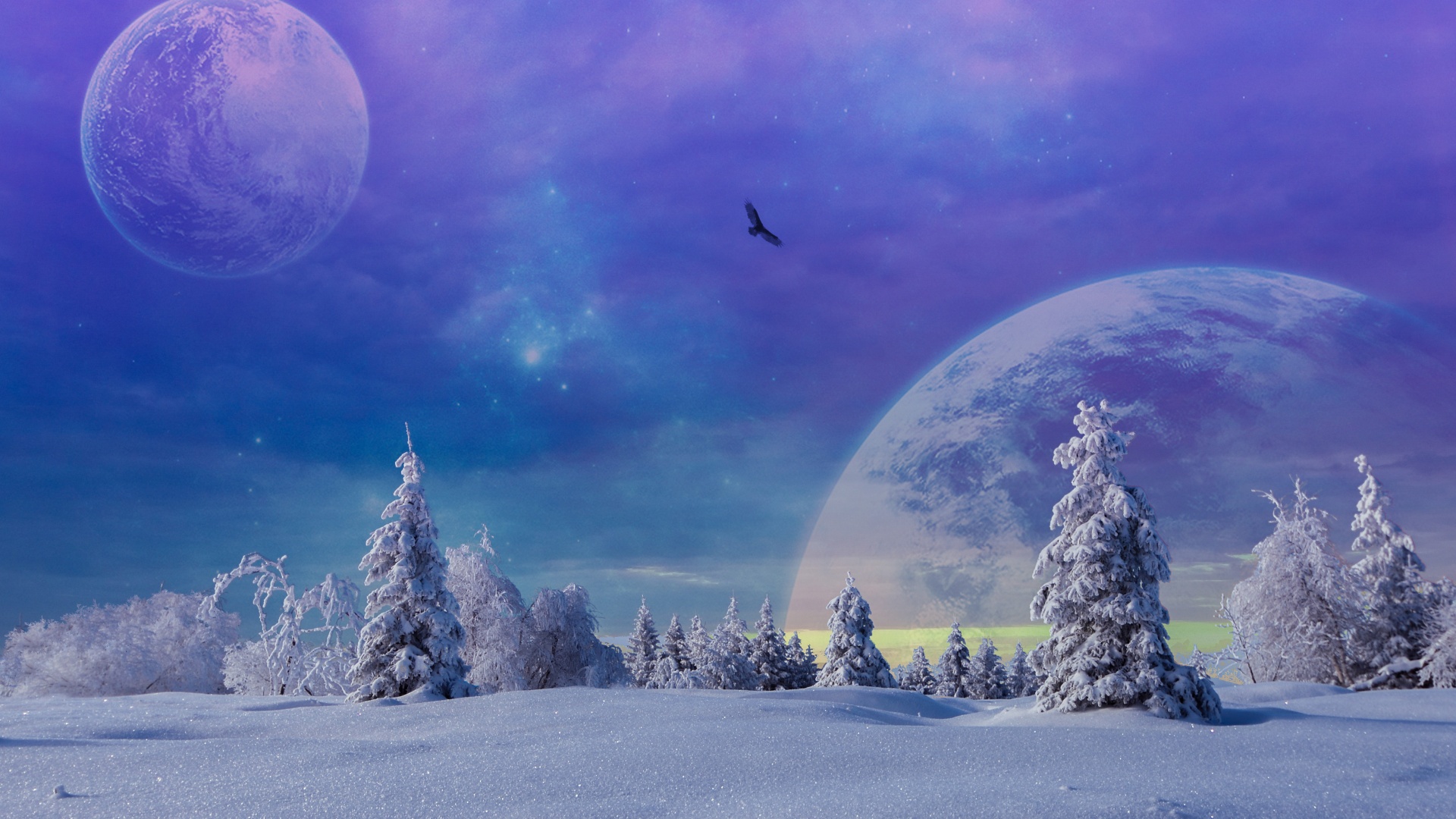 Fantasy Winter Scenery