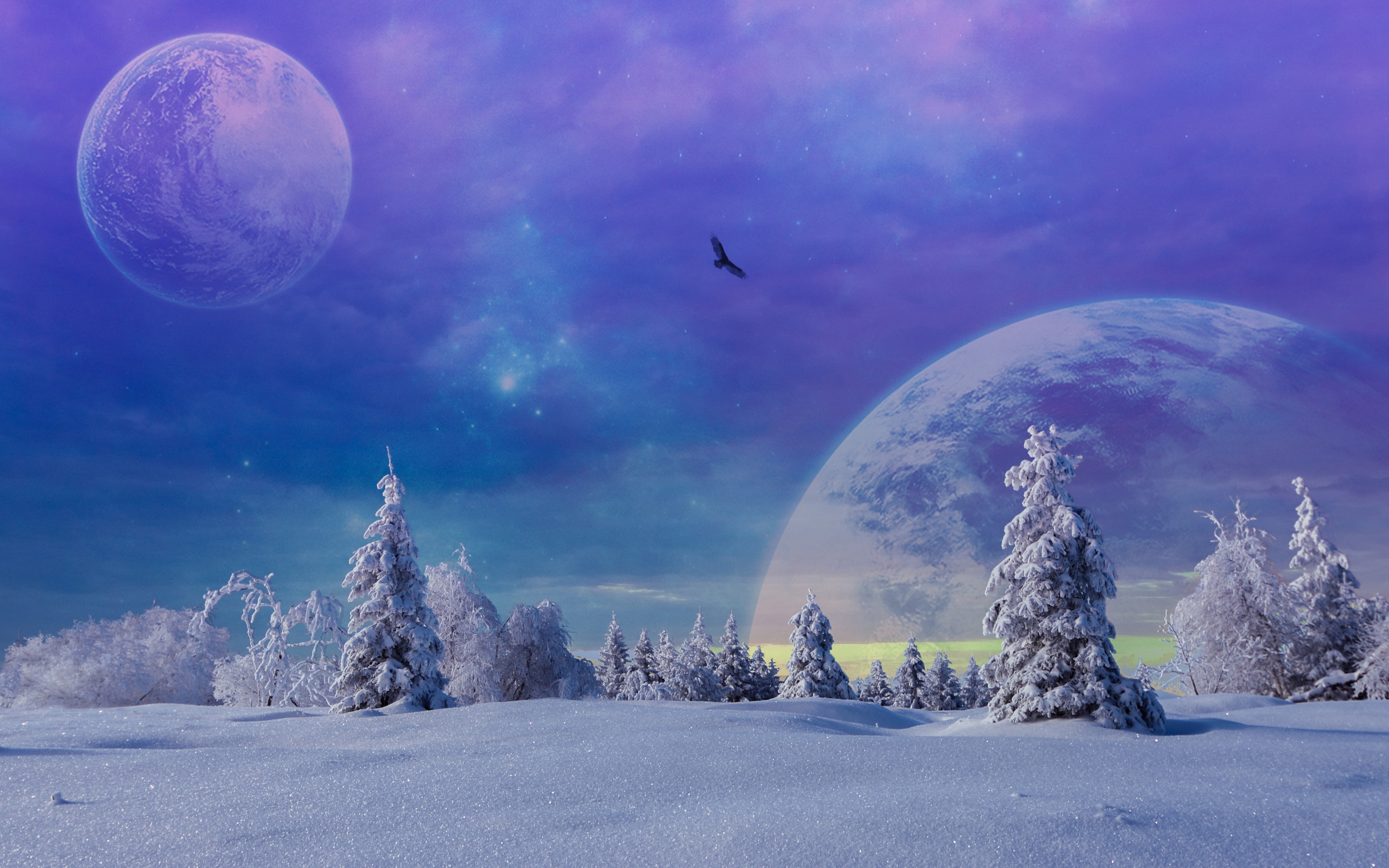 Fantasy Winter Scenery