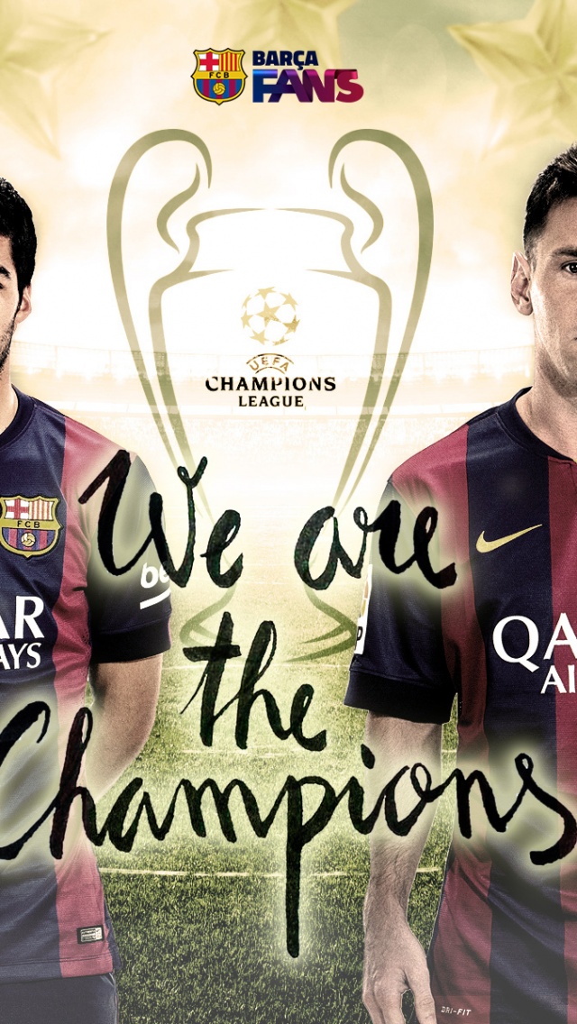 FC Barcelona 2015 CL Winners