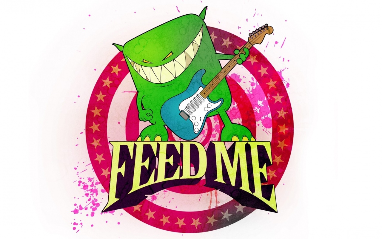 Feed Me Graphics Picture Font Beast