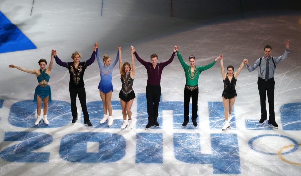 Figure Skating On The Ice In Sochi