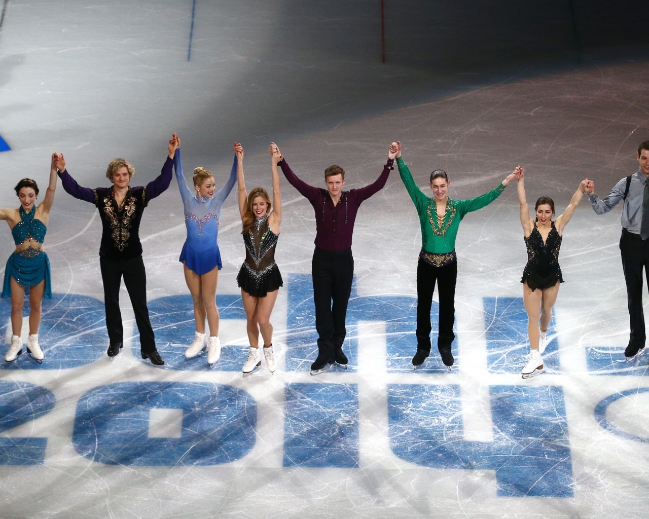 Figure Skating On The Ice In Sochi