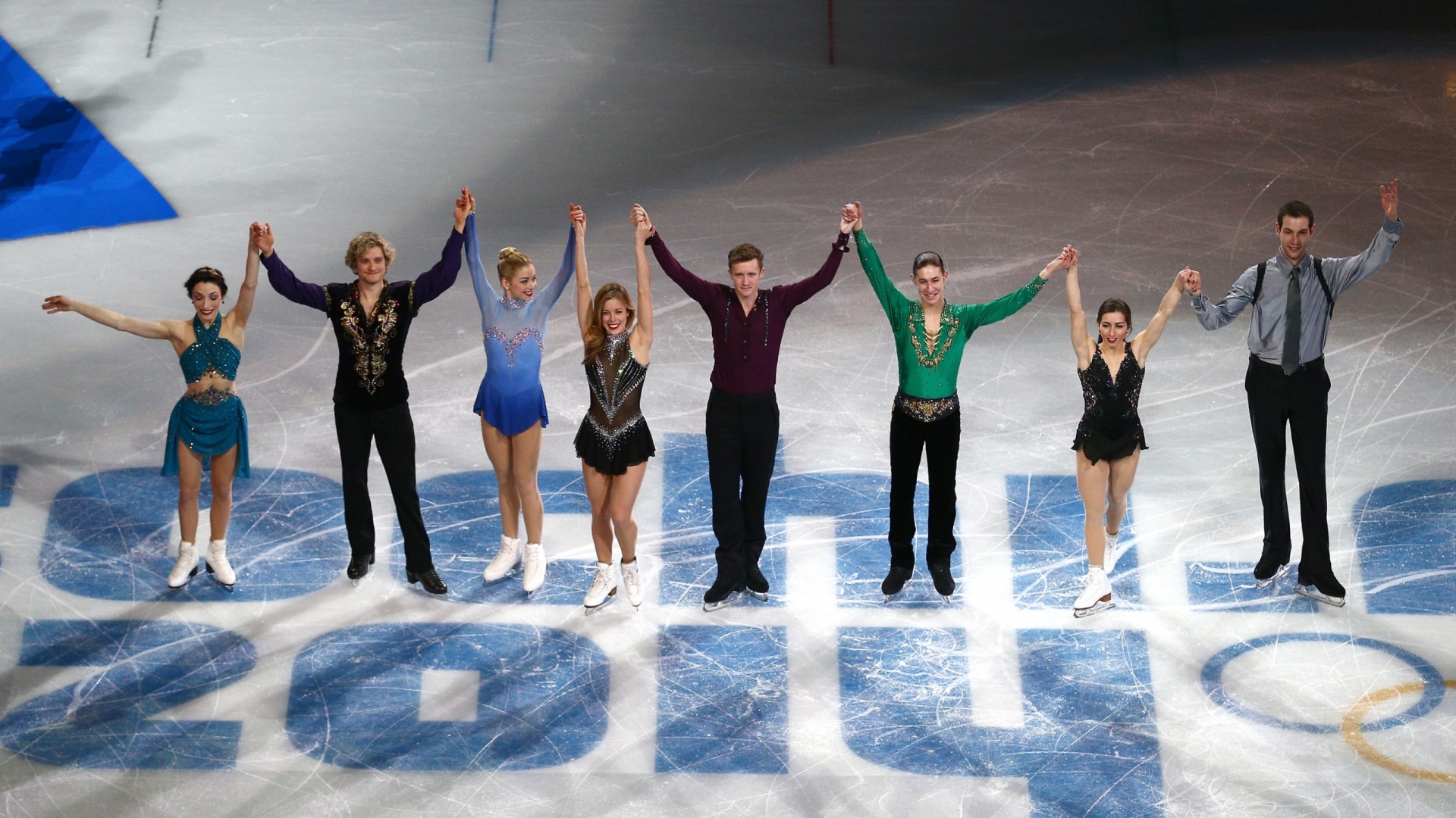 Figure Skating On The Ice In Sochi